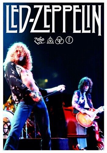 LED ZEPPELIN POSTER - PROMO ON STAGE - Photo Poster painting QUALITY INSERT -  POST!