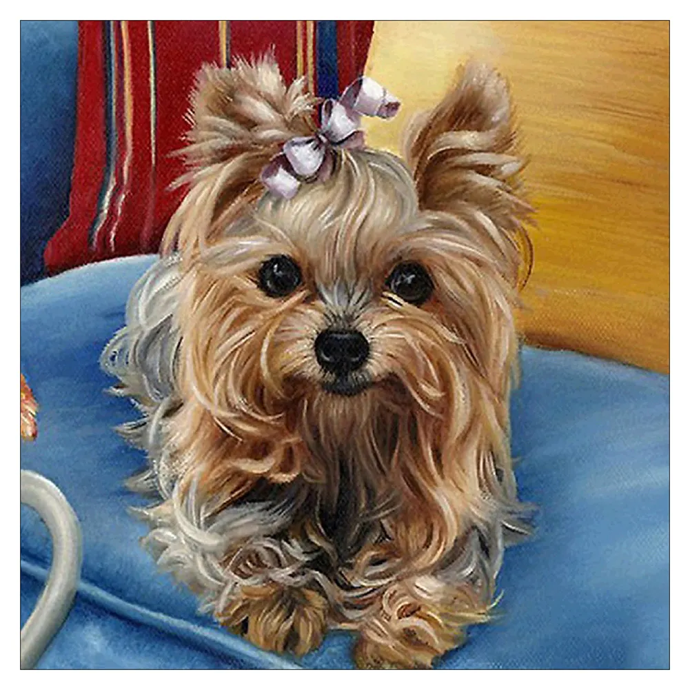 Diamond Painting - Partial Round - Dog