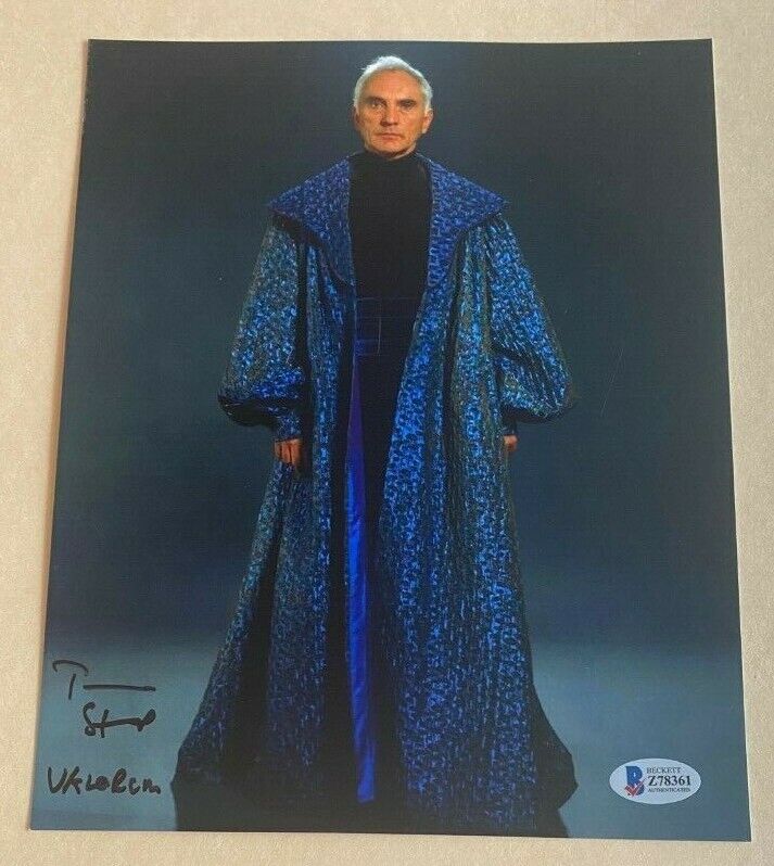 Terence Stamp signed autographed 8x10 Photo Poster painting Star Wars Extremely Rare COA Beckett