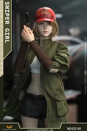 PRE-ORDER Createmodels Studio Sniper Girl Lan DZ 05 1/6 Action Figure