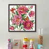 (Stamped/Counted) Peony Attracts Butterfly-14CT Cross Stitch 37*37cm/14.57*14.57in