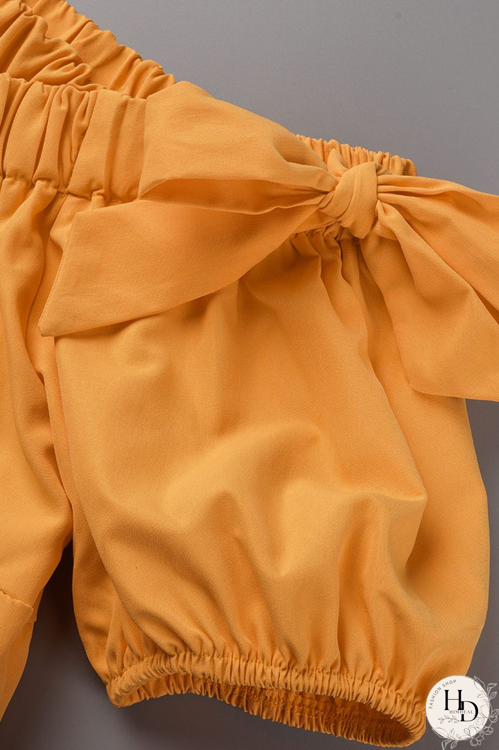 Orange Sexy Casual Solid Patchwork Backless Off the Shoulder Short Sleeve Dress