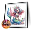 Diamond Painting-DIY Crystal Rhinestone Mermaid