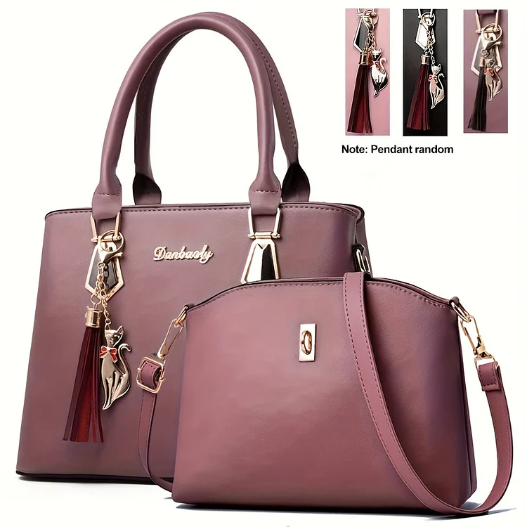 Fashion Handbag with Cross Body Bag - Set of two