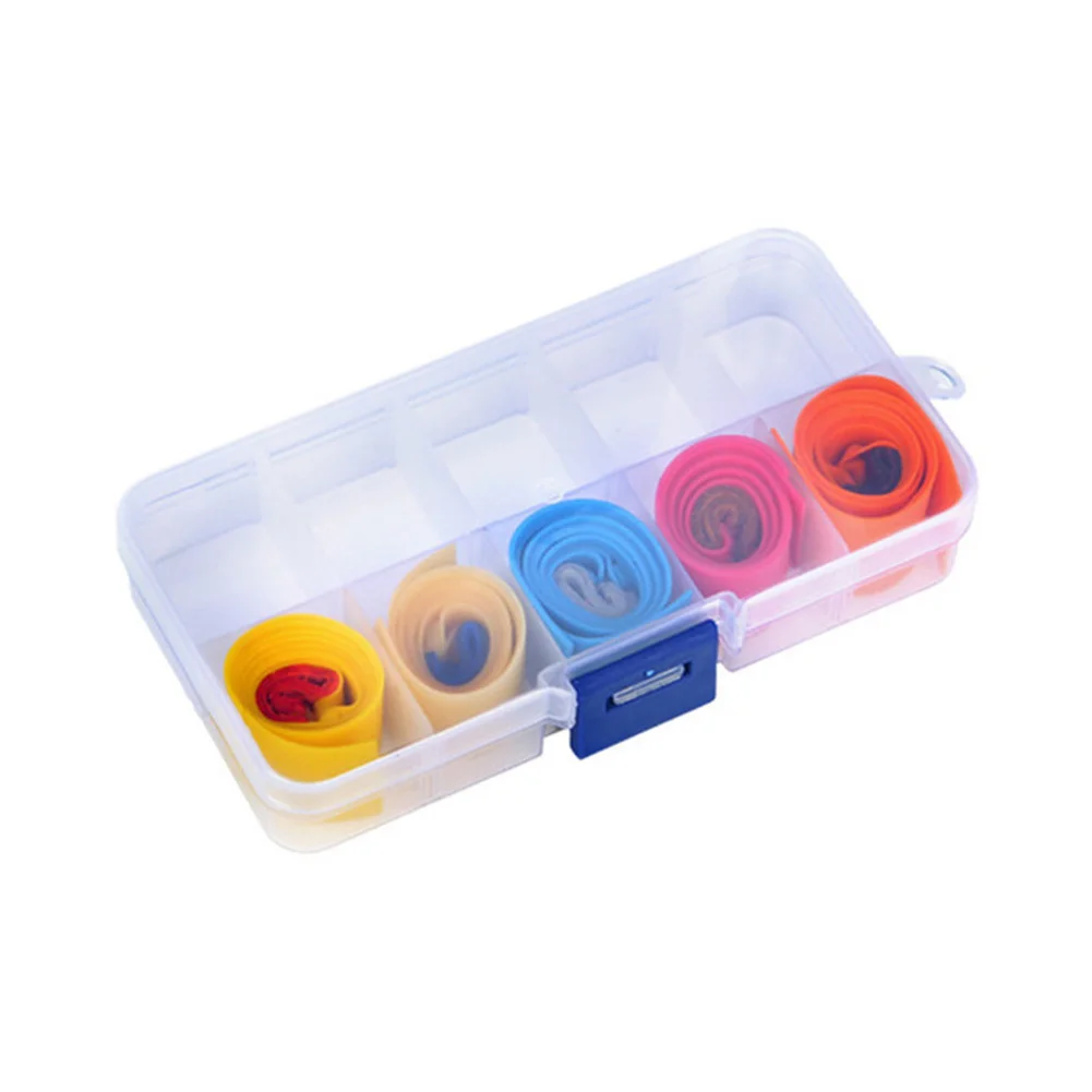 10 Grids Compartments Plastic Transparent Organizer Diamond Storage Box