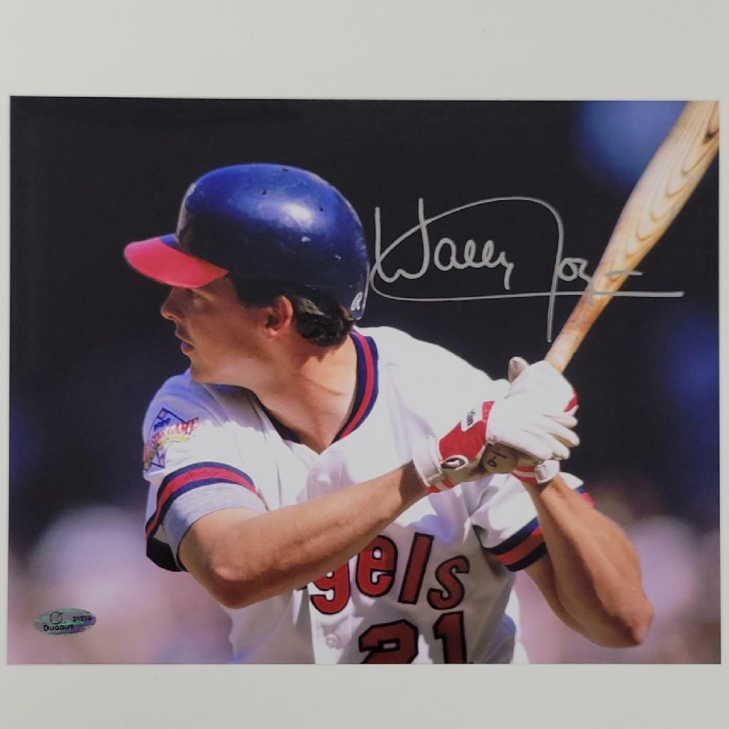 Wally Joyner signed California Angels 8x10 Photo Poster painting #4 Autograph ~ OC Dugout Holo