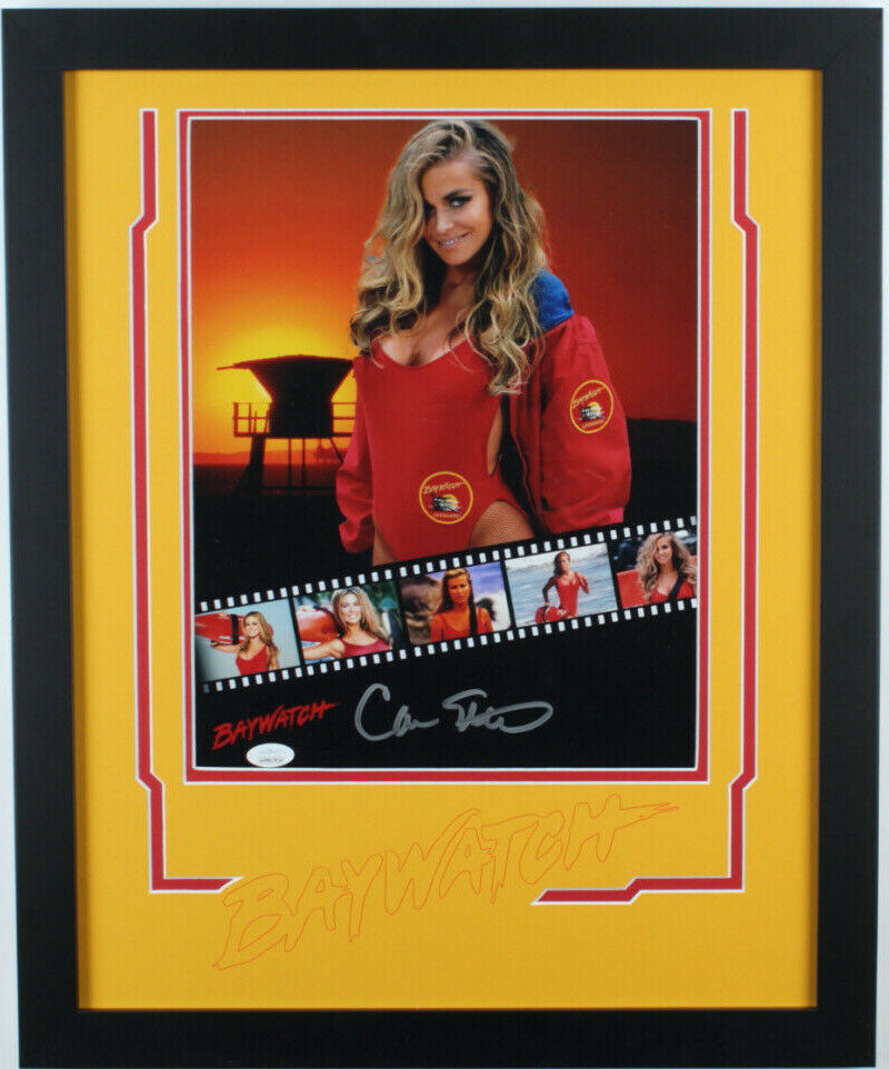 Carmen Electra Signed Autographed Custom Framed 90s Retro Baywatch Photo Poster painting + COA