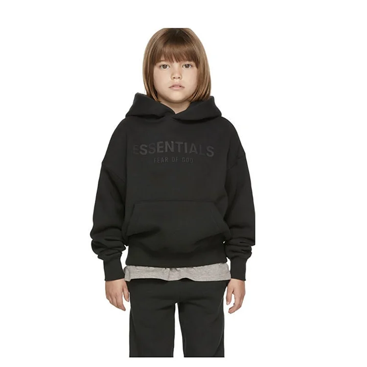 Kids Fog Fear of God Essentials Hoodie Children's Casual Hooded Sweater