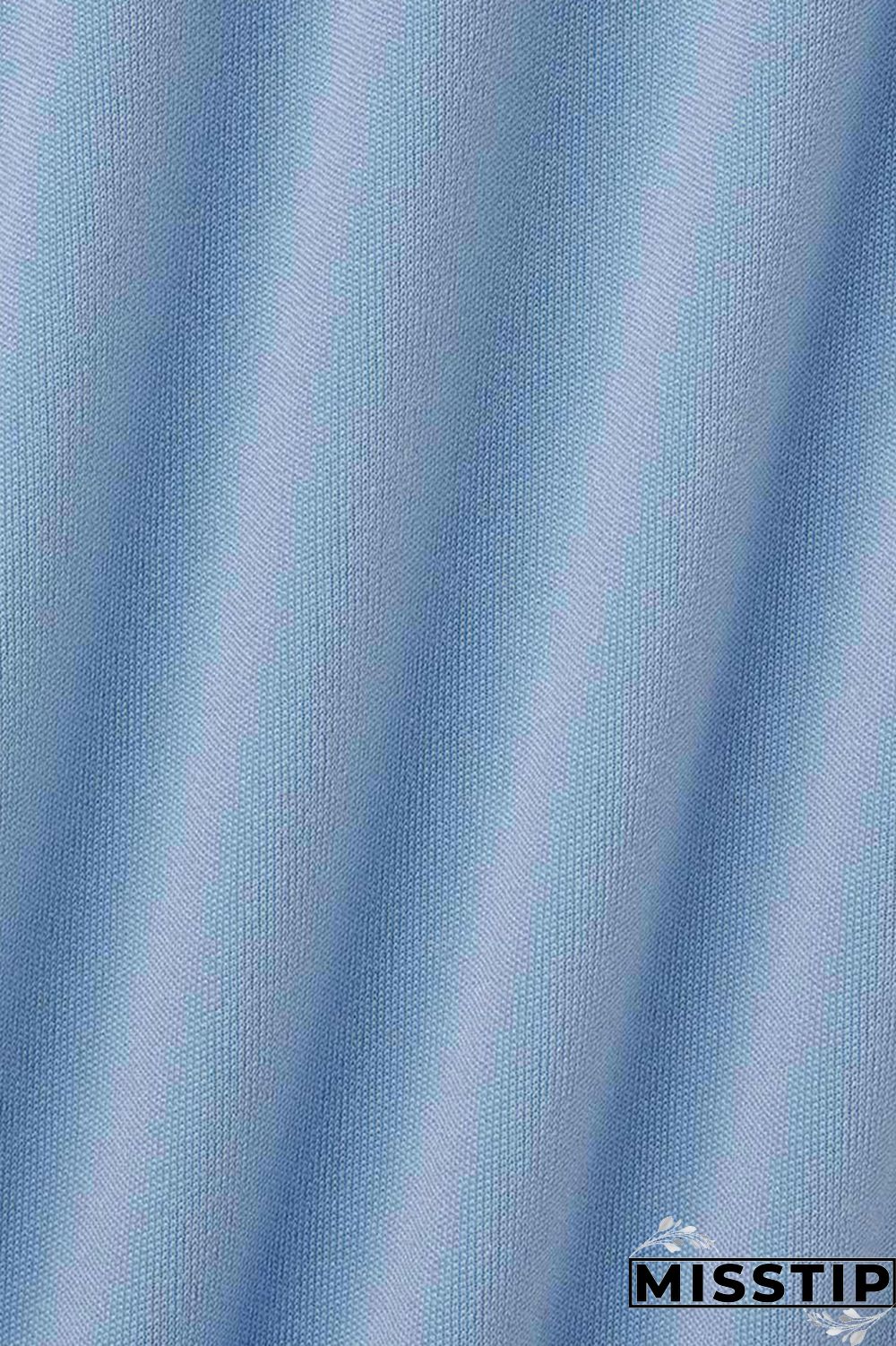 Sky Blue Fashion Casual Solid Patchwork Feathers O Neck Sleeveless Two Pieces