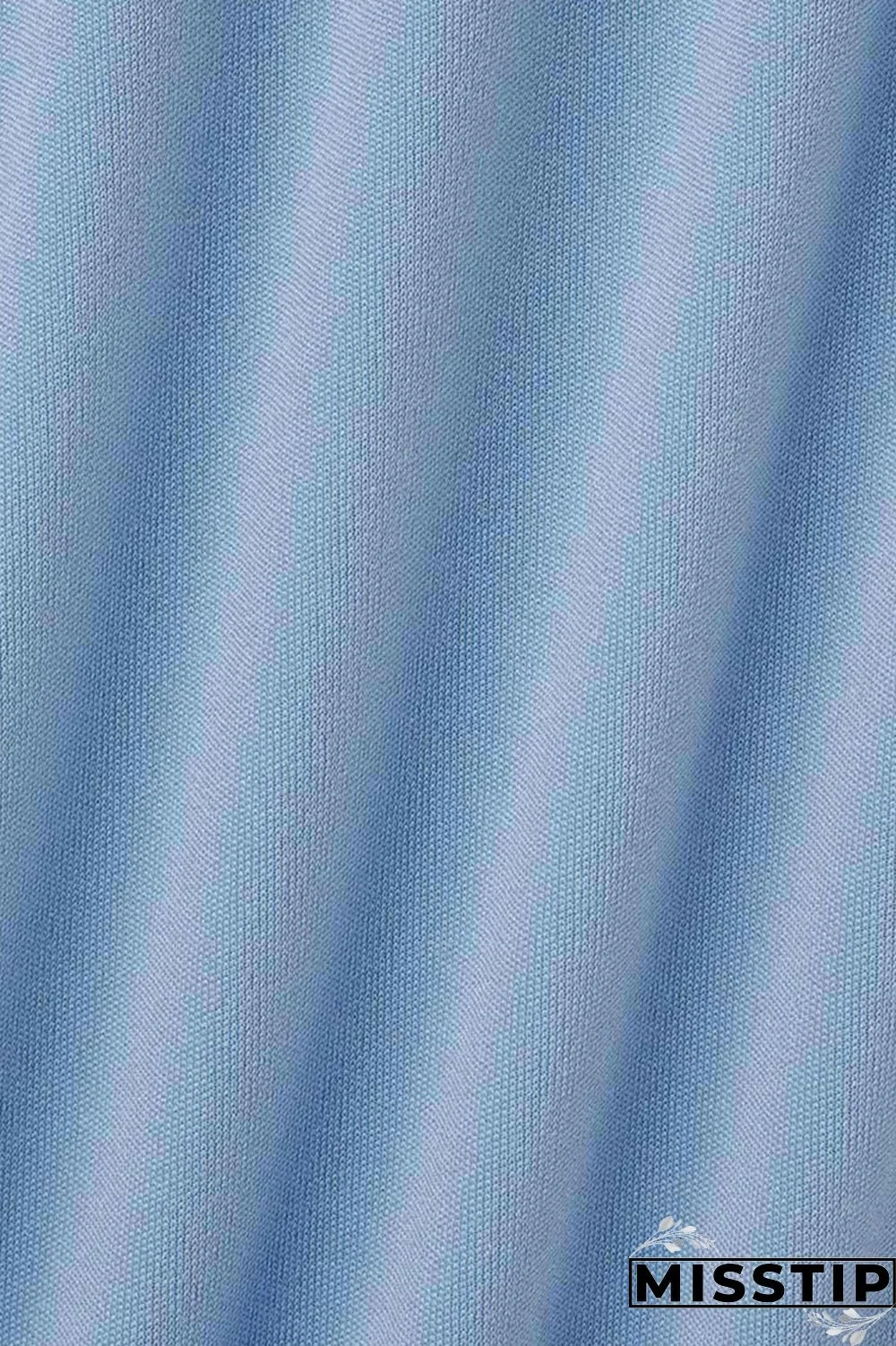 Sky Blue Fashion Casual Solid Patchwork Feathers O Neck Sleeveless Two Pieces