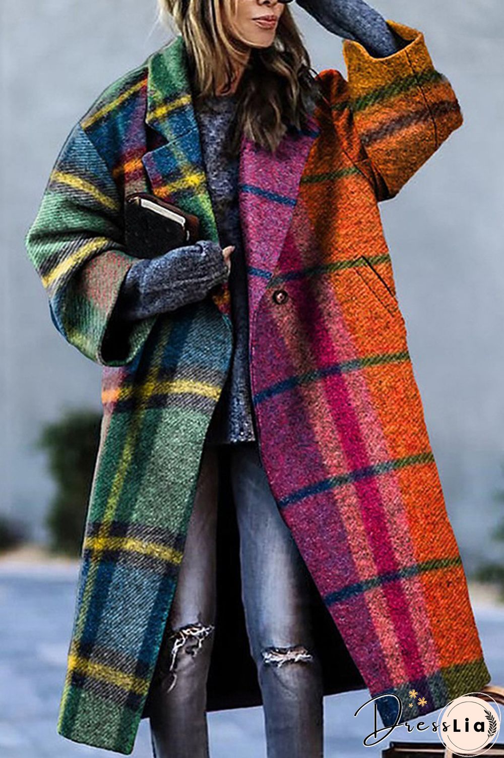 Thick Warm Woolen Blends Winter Oversized Coat