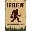Warning Bi&egrave;re - Panneaux en &eacute;tain m&eacute;tallique(20*30cm/30*40cm)