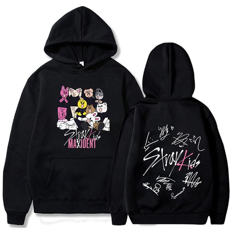 Stray Kids SKZOO MAXIDENT Signature Hoodie