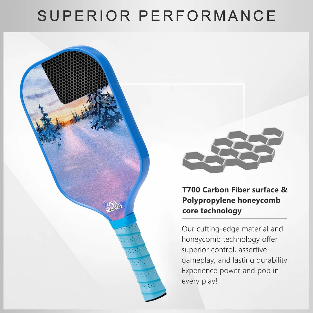 Original Paddle (16mm) T700 Sandblasted Carbon Fiber-Daybreak Dream