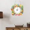 DIY Fruit Diamond Clock Art Pendant Home Wall Decoration Crafts