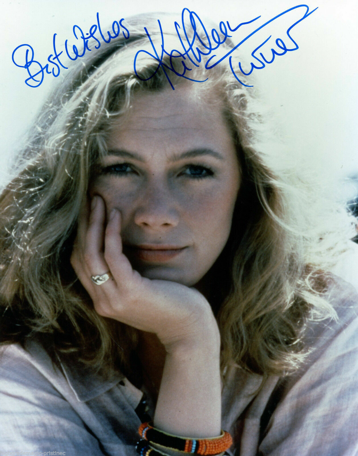 KATHLEEN TURNER AUTOGRAPHED SIGNED 8X10 BODY HEAT PEGGY SUE GOT MARRIED