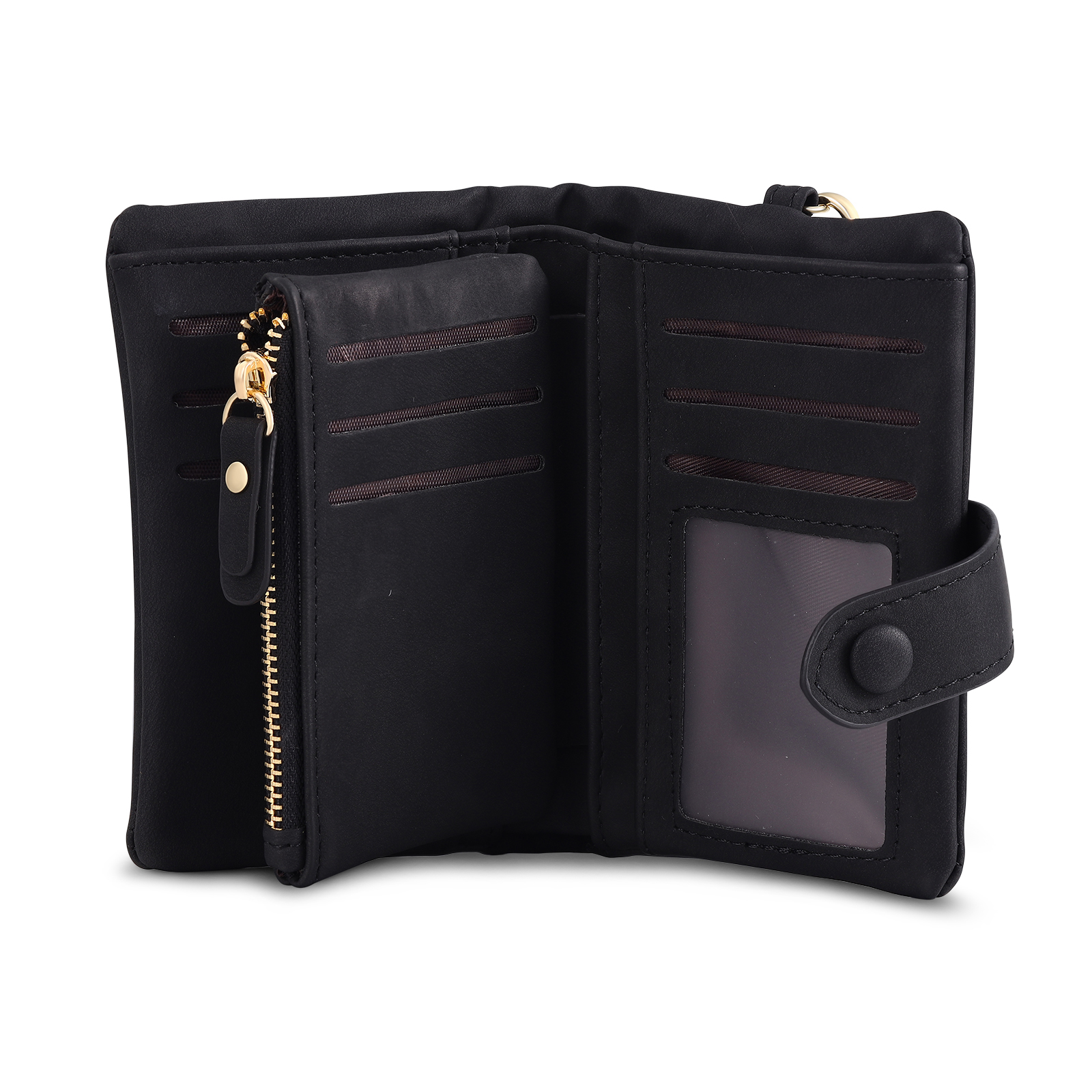 Portafoglio mano nella mano in PU pelle con 7 nomi & 1 testo & 1 lettera personalizzati per mamma