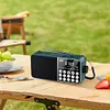 FM Radio LED Digital Display Support TF Card MP3 Player USB Drive Portable Radio