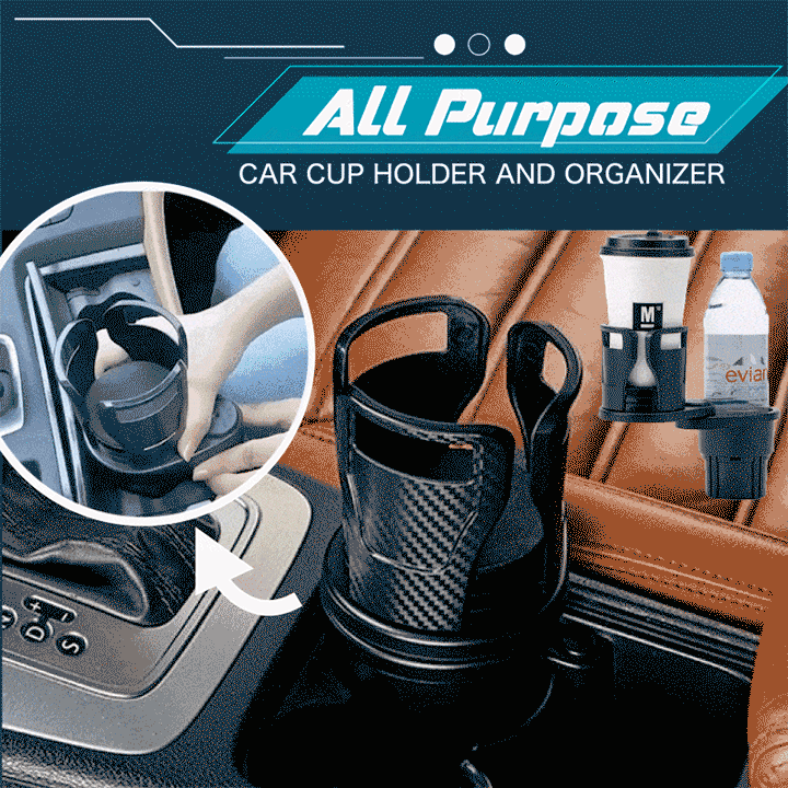 🔥Buy 2 Free Shipping🔥All Purpose Car Cup Holder And Organizer