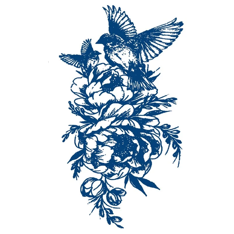 GHHF51-200 herbal juice tattoo stickers semi-permanent lasting men and women tattoo waterproof sweat plant juice tattoo stickers