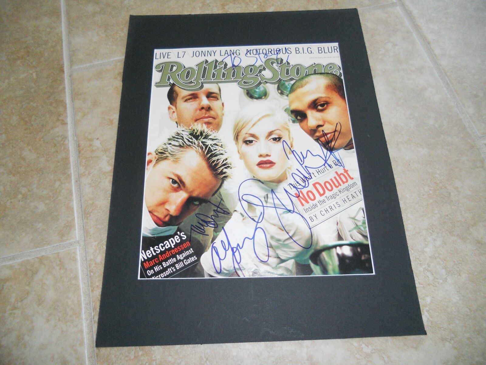 No Dought All 4 Gwen Band Signed Autographed 12x16 Photo Poster painting Display PSA Guaranteed