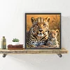 Savannah Lion-Full Round Diamond Painting 30*30CM