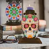 Skull DIY Diamond Art Painting Kits of Candle Holder for Home Decor Gift