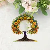 (US Local) DIY Tree Of Life Dream Catcher Hanging Mirror Diamond Art Kits for Wall