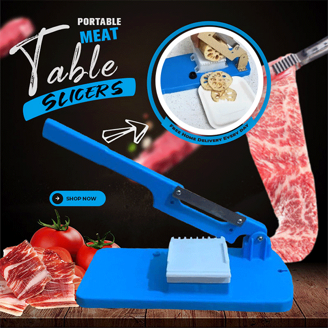 Portable Meat Table Slicers