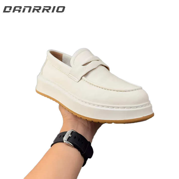 DANRRIO Loafers Soft Leather Retro Casual Fashion Skate Shose DANRRIO.COM DANRRIO