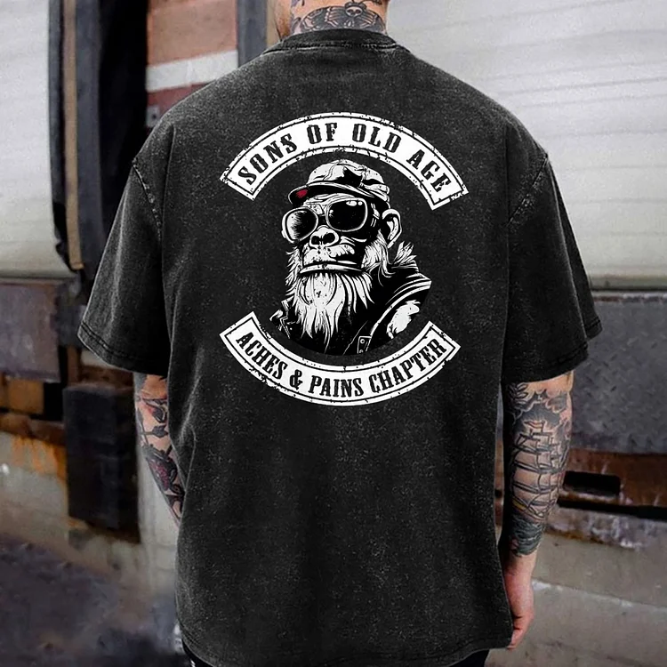 Sons Of Old Age Aches And Pain Chapter Washed T-shirt