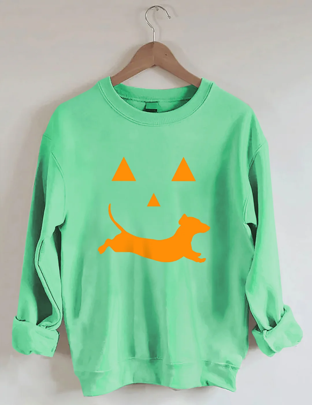 Dachshund And Halloween Sweatshirt