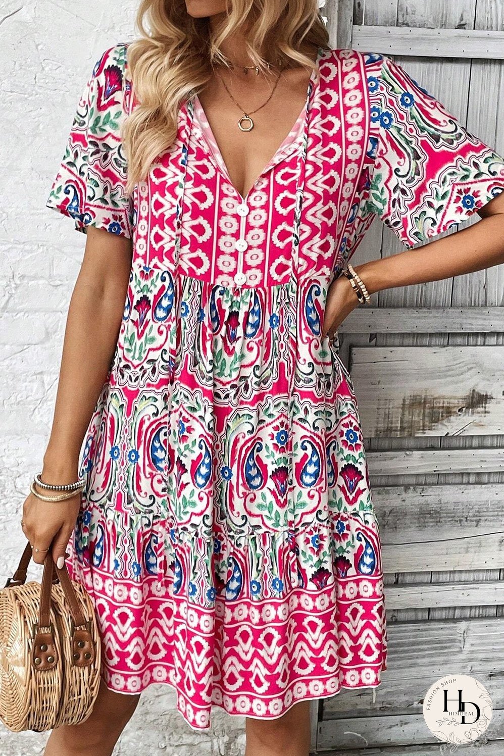 Yellow Floral Dress