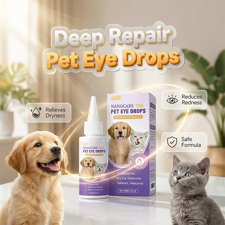 🏆Collocamento delicato per cani e gatti👍Cura delicata per striature lacrimali, macchie lacrimali, secrezioni oculari e depositi in cani e gatti