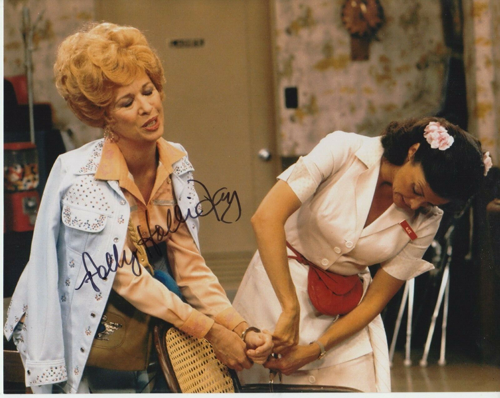 Polly Holliday (Flo) From Alice TV Show #2 8x10 Signed Photo Poster painting w/ COA -