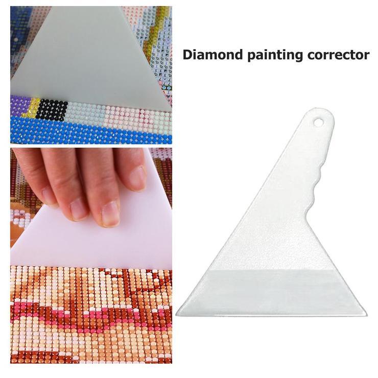 Stainless Steel Diamond Painting Paste Sticker Dot Rhinestone Point Ruler