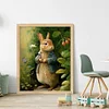 Rabbit - 11CT Stamped Cross Stitch - 40*50cm - Animal