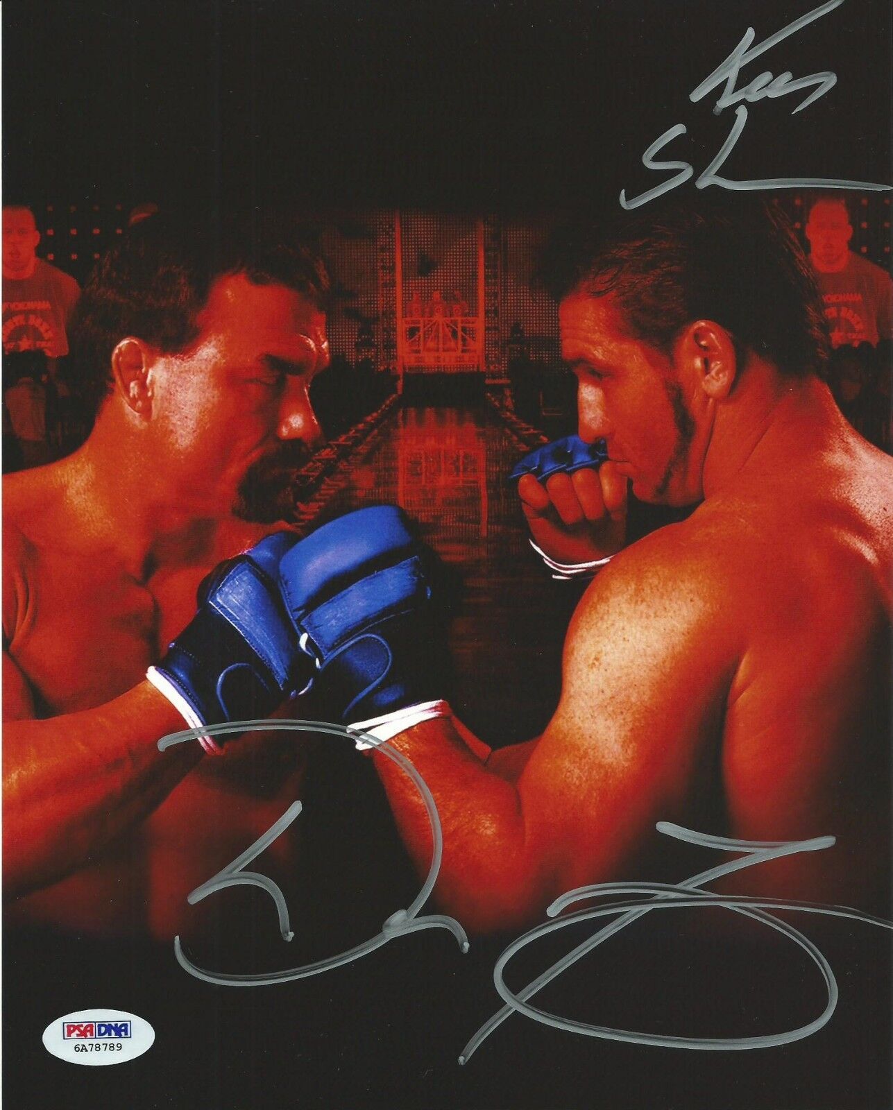 Don Frye & Ken Shamrock Signed UFC 8x10 Photo Poster painting PSA/DNA COA Pride 19 Picture Auto