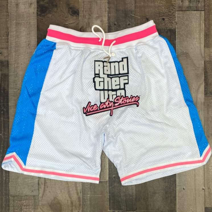 Sports style personality printed shorts men