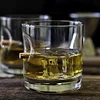 Creative bullet cup American soldier bullet cup foreign wine glass whiskey glass inlaid with bullet cup ins beer cup