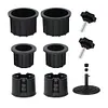 Umbrella Base Stand Hole Ring Plug Cover for Backyard Patio Table Decks (8Pcs)