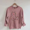 Women's Cute Cat Christmas Sweatshirt