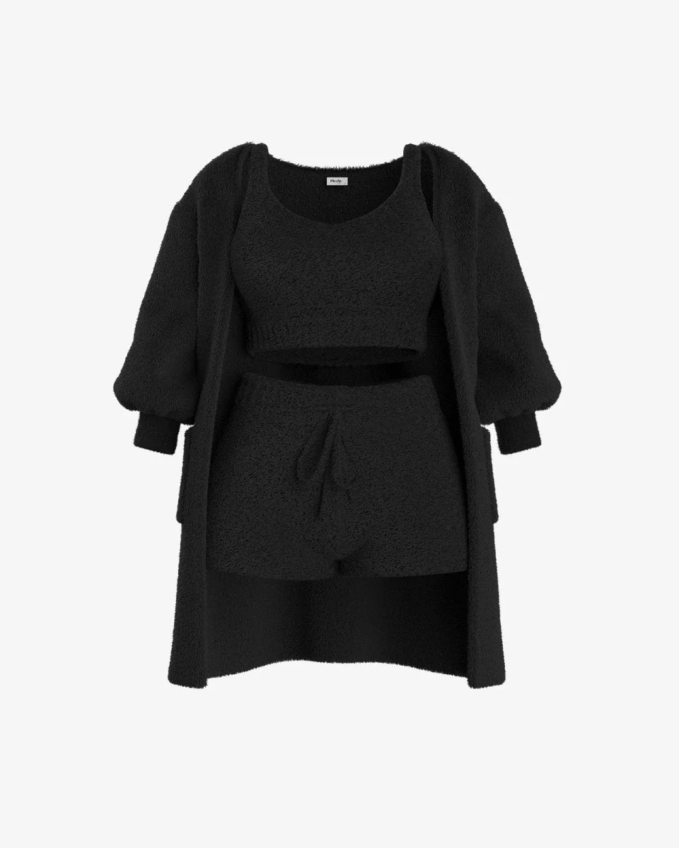 Pleshy Cozy Knit Set-Black Friday Sale 50% off