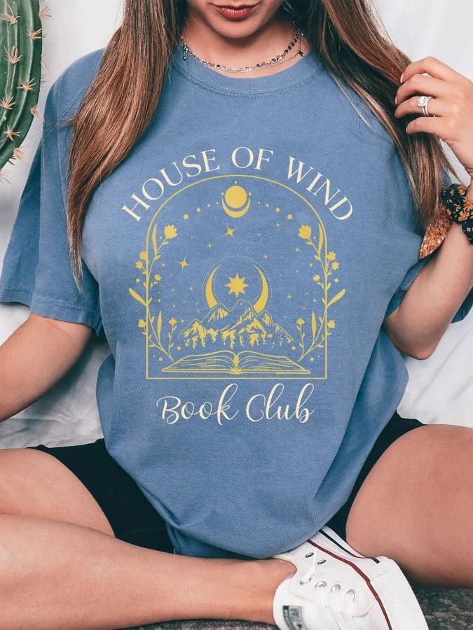 House Of Wind Book Club T-Shirt / DarkAcademias /Darkacademias