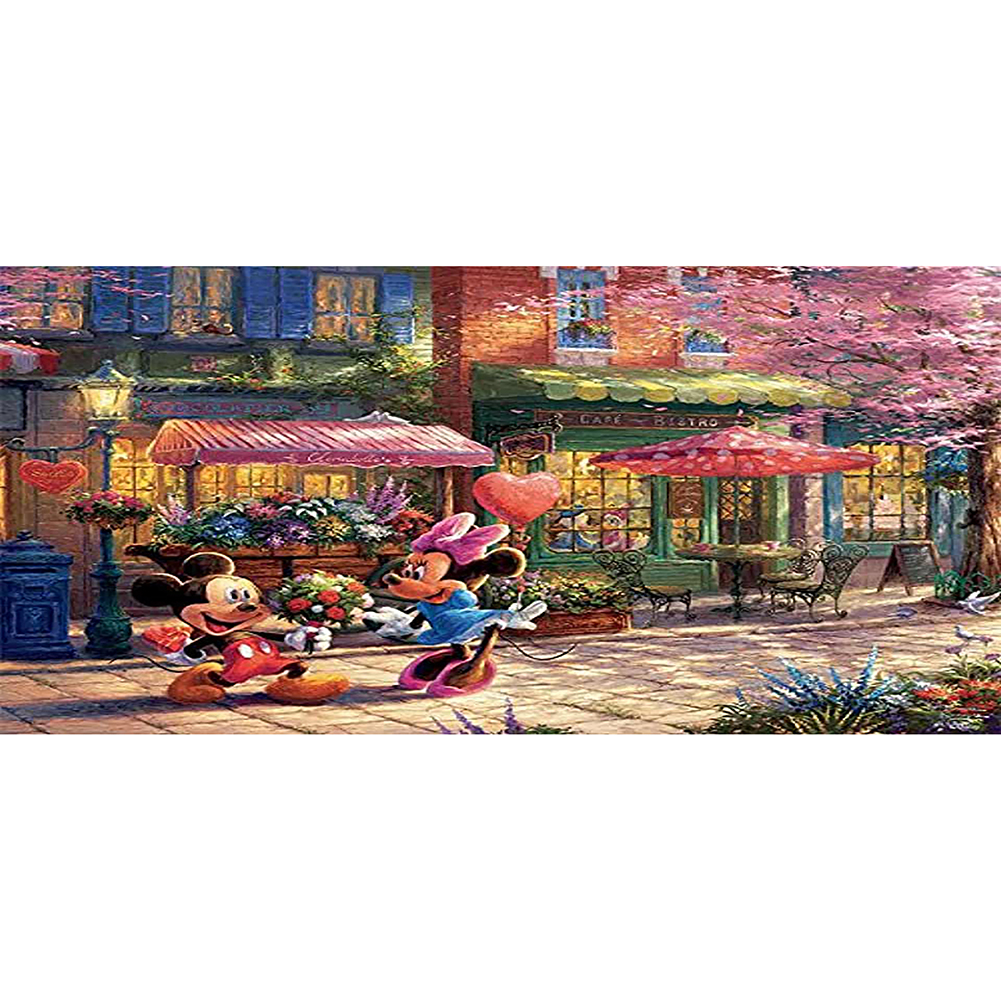 

80*40CM-Round Drill Diamond Painting-Fairy World, 501 Original
