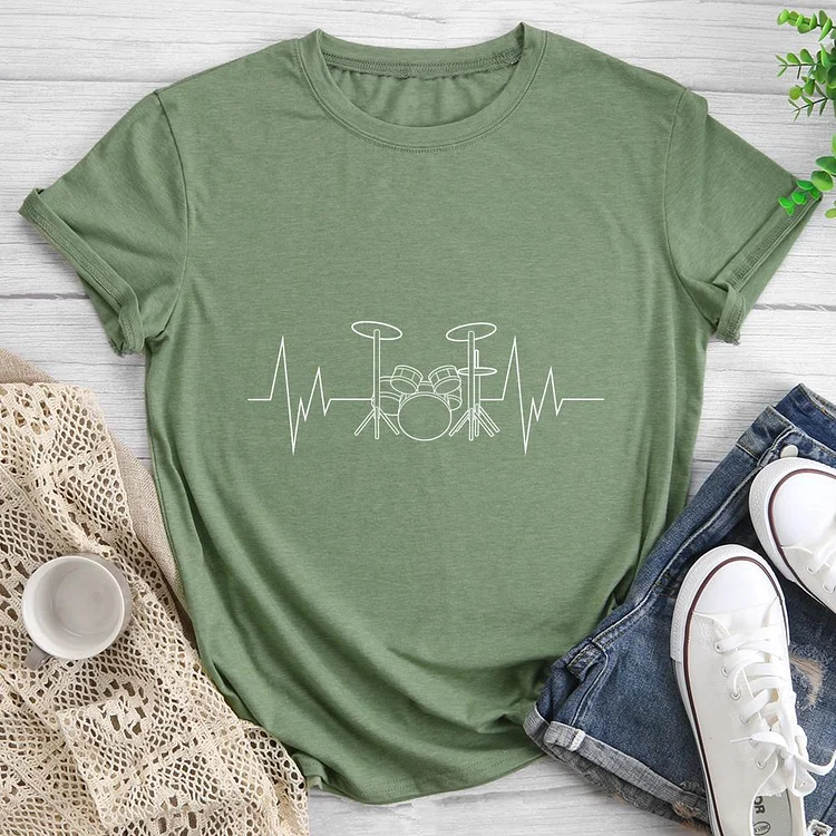 Music Round Neck T-shirt