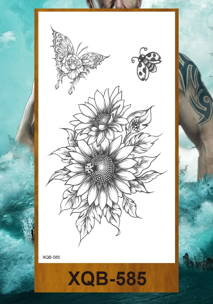 Waterproof Temporary Flash Tatoo Hand back Arm art Tattoos for boy Women Men Tattoo Sticker eagle Crow Gothic eye Fake Tatto
