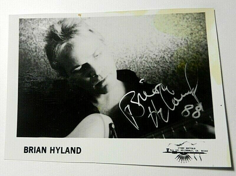 BRIAN HYLAND Autographed 3.5 x 5 Photo Poster painting 60's TEEN POP Idol BUBBLEGUM 1988 PC1857