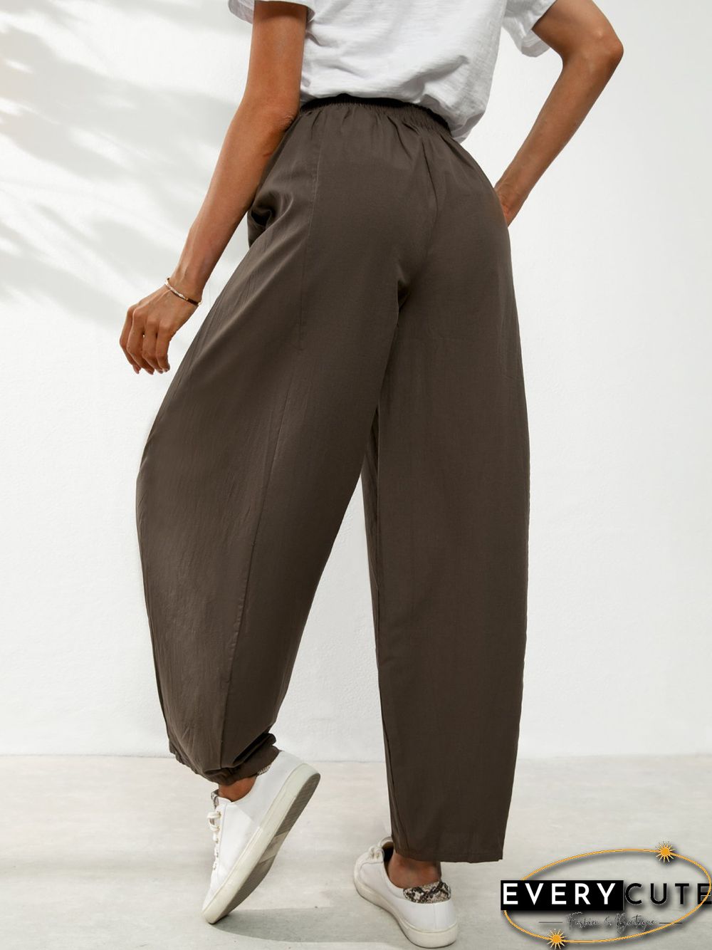 Plain Cotton Shift Pants