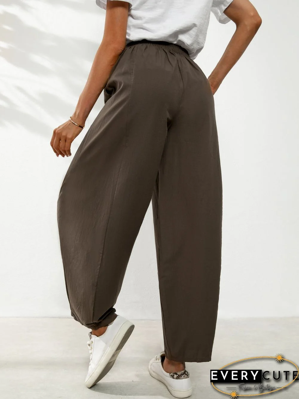 Plain Cotton Shift Pants